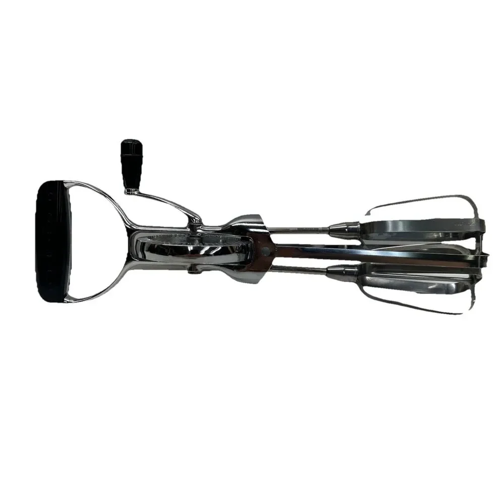 Vtg EKCO Handmixer, Stainless With‎ Black Plastic Handles. Works Great! 11